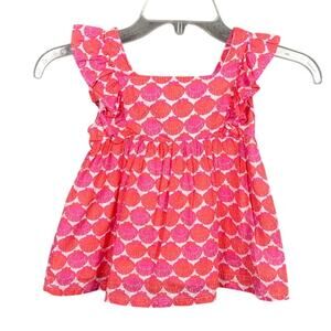 Tommy Bahama Toddler Girl Sundress Cotton Gauze Pink Sheashell Size 3T Summer